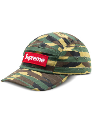 

Layered camouflage-pattern camp cap, Supreme Layered camouflage-pattern camp cap