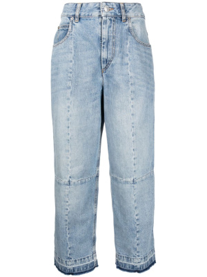 

Norela patchwork cropped jeans, ISABEL MARANT Norela patchwork cropped jeans