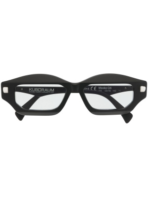 

Q6 geometric-frame glasses, Kuboraum Q6 geometric-frame glasses