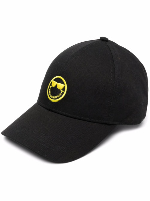 

Smiley logo-embroidered cap, Karl Lagerfeld Smiley logo-embroidered cap