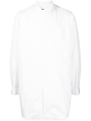 

Collarless cotton shirt, Yohji Yamamoto Collarless cotton shirt