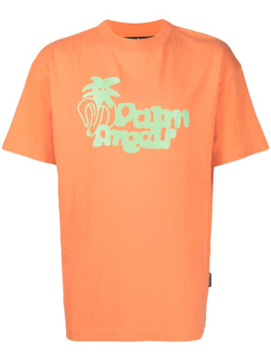 

Jimmy logo-print cotton T-shirt, Palm Angels Jimmy logo-print cotton T-shirt