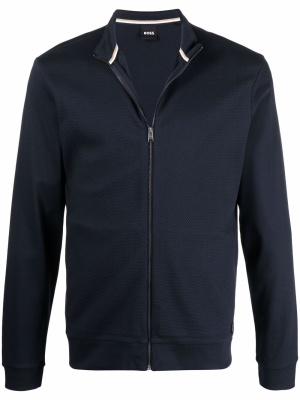 

Waffle-effect zip-up sweatshirt, BOSS Waffle-effect zip-up sweatshirt
