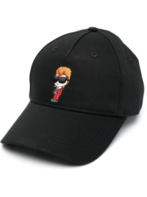 

Embroidered baseball cap, Karl Lagerfeld Embroidered baseball cap