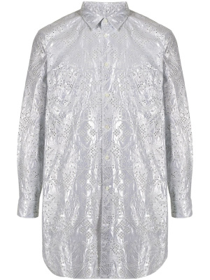 

Perforated-detail long shirt, Comme Des Garçons Perforated-detail long shirt