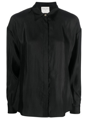 

Long-sleeve silk blend shirt, Forte Forte Long-sleeve silk blend shirt