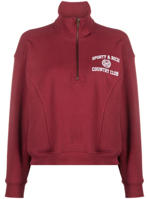 

Country Club cotton sweatshirt, Sporty & Rich Country Club cotton sweatshirt