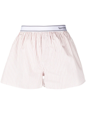 

Serfi Logon striped shorts, Sporty & Rich Serfi Logon striped shorts