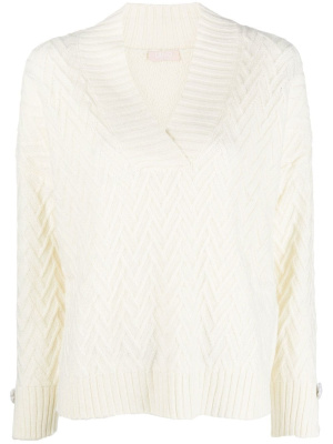 

V-neck knit jumper, LIU JO V-neck knit jumper