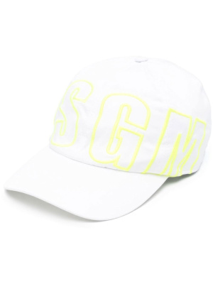 

Logo-print detail baseball cap, MSGM Logo-print detail baseball cap