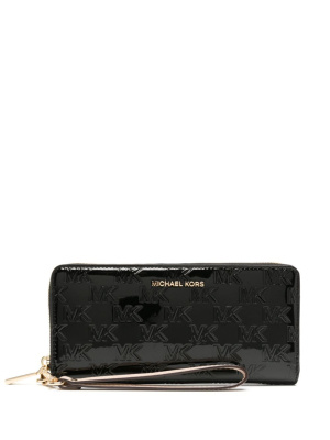 

Logo-embossed continental wallet, Michael Michael Kors Logo-embossed continental wallet
