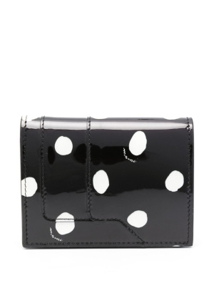 

Polka-dot patent-leather wallet, Marni Polka-dot patent-leather wallet