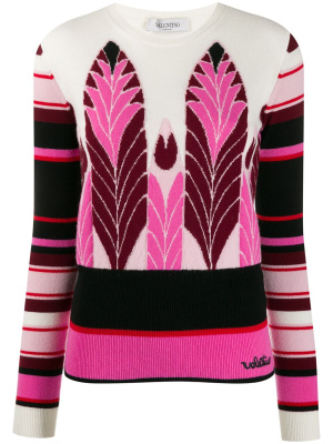 

Wool blend jacquard jumper, Valentino Garavani Wool blend jacquard jumper