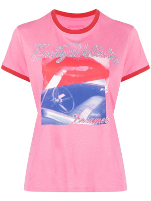 

Zoe graphic-print T-shirt, Zadig&Voltaire Zoe graphic-print T-shirt