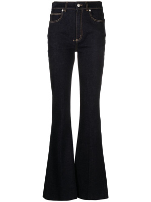 

High-rise bootcut jeans, Alexander McQueen High-rise bootcut jeans