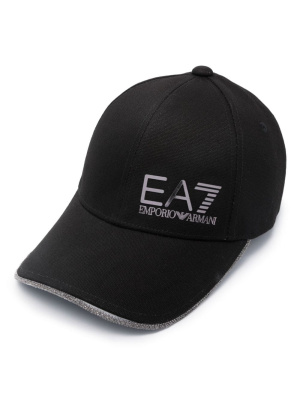 

Logo-print cotton baseball cap, Ea7 Emporio Armani Logo-print cotton baseball cap