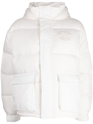 

Logo-patch padded jacket, CHOCOOLATE Logo-patch padded jacket