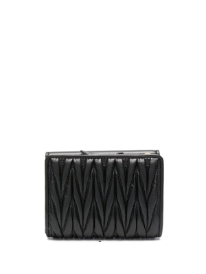 

Matelassé-effect leather wallet, Miu Miu Matelassé-effect leather wallet