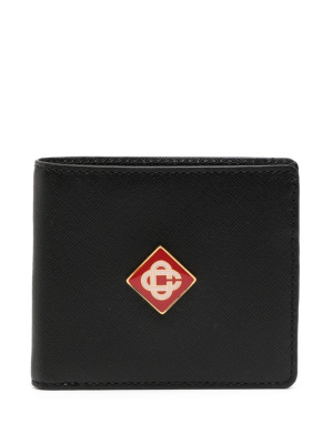 

CC bi-fold leather wallet, Casablanca CC bi-fold leather wallet