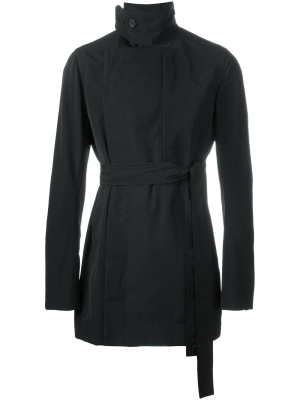 

Funnel neck coat, Rick Owens Funnel neck coat