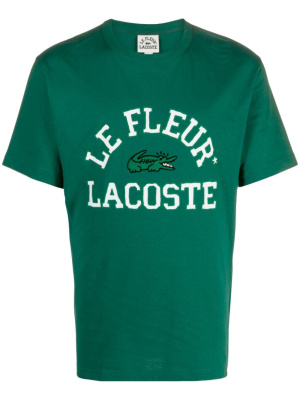 

X le FLEUR cotton T-shirt, Lacoste X le FLEUR cotton T-shirt