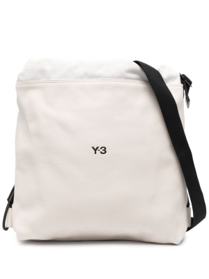 

Logo-print shoulder bag, Y-3 Logo-print shoulder bag