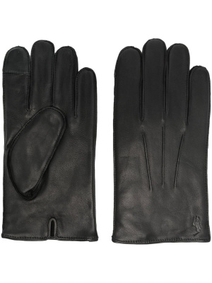 

Logo-detail sheepskin gloves, Polo Ralph Lauren Logo-detail sheepskin gloves