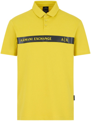 

Logo-print cotton polo shirt, Armani Exchange Logo-print cotton polo shirt