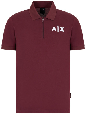 

Zip-up cotton polo shirt, Armani Exchange Zip-up cotton polo shirt