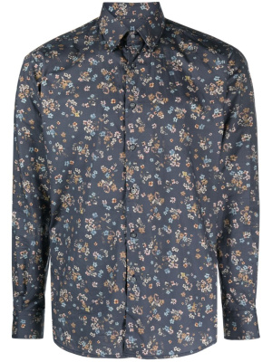 

Floral-print cotton shirt, Karl Lagerfeld Floral-print cotton shirt
