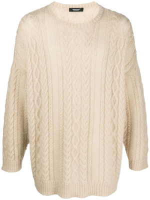 

Cable-knit crew-neck jumper, Undercover Cable-knit crew-neck jumper