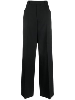 

Pressed-crease concealed-fastening tailored trousers, Rick Owens Pressed-crease concealed-fastening tailored trousers