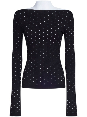 

Ribbed-knit polka-dot top, Marni Ribbed-knit polka-dot top