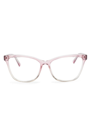 

Cat-eye frame glasses, Love Moschino Cat-eye frame glasses