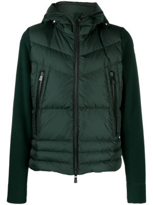 

Quilted hooded down jacket, Moncler Grenoble Quilted hooded down jacket