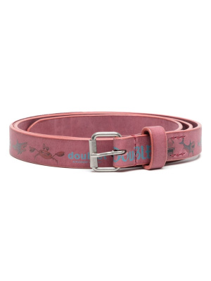 

Shark-print leather belt, Doublet Shark-print leather belt