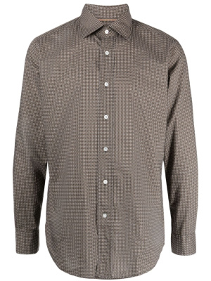 

Abstract-print cotton shirt, BOSS Abstract-print cotton shirt