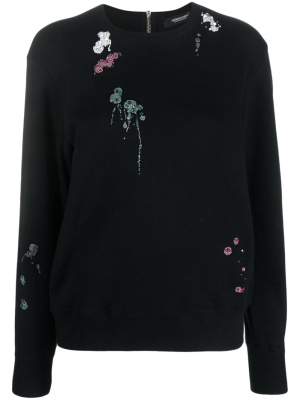 

Bead-embellished cotton blouse, Undercover Bead-embellished cotton blouse