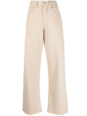 

Signature numbers-motif wide-leg trousers, MM6 Maison Margiela Signature numbers-motif wide-leg trousers
