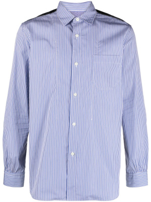 

Striped panelled cotton shirt, Junya Watanabe Striped panelled cotton shirt