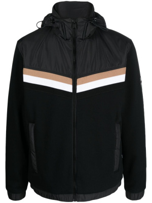 

Stripe-detail hooded jacket, BOSS Stripe-detail hooded jacket