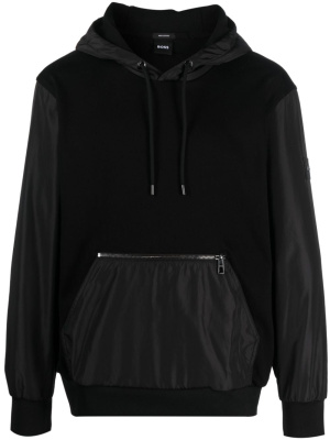 

Panelled tonal hoodie, BOSS Panelled tonal hoodie