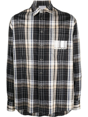 

Barcode-print detail shirt, VTMNTS Barcode-print detail shirt