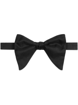 

Long silk faille bow tie, Gucci Long silk faille bow tie