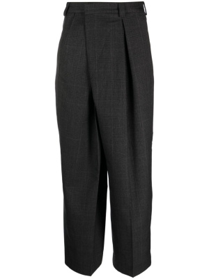 

Checked drop-crotch tailored trousers, Acne Studios Checked drop-crotch tailored trousers