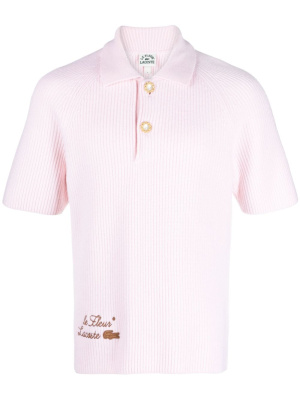 

X le FLEUR wool polo shirt, Lacoste X le FLEUR wool polo shirt