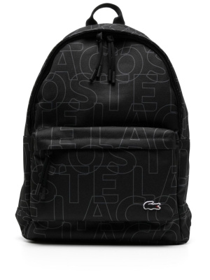 

Logo-print canvas backpack, Lacoste Logo-print canvas backpack