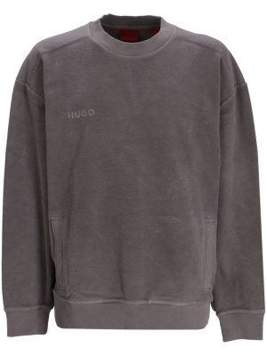 

Logo-print cotton sweatshirt, HUGO Logo-print cotton sweatshirt