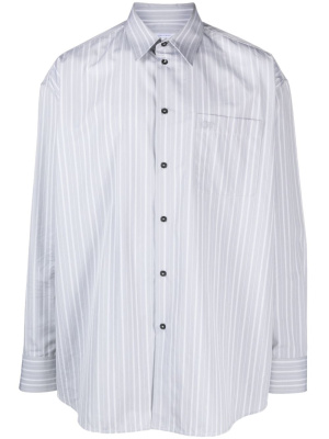 

Oversized striped cotton shirt, Off-White Oversized striped cotton shirt