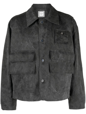 

Flap-pockets cotton shirt jacket, Wooyoungmi Flap-pockets cotton shirt jacket